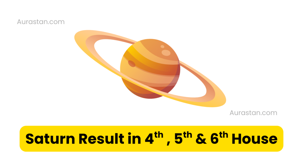saturn result and remedies in 4th, 5th and 6th house
